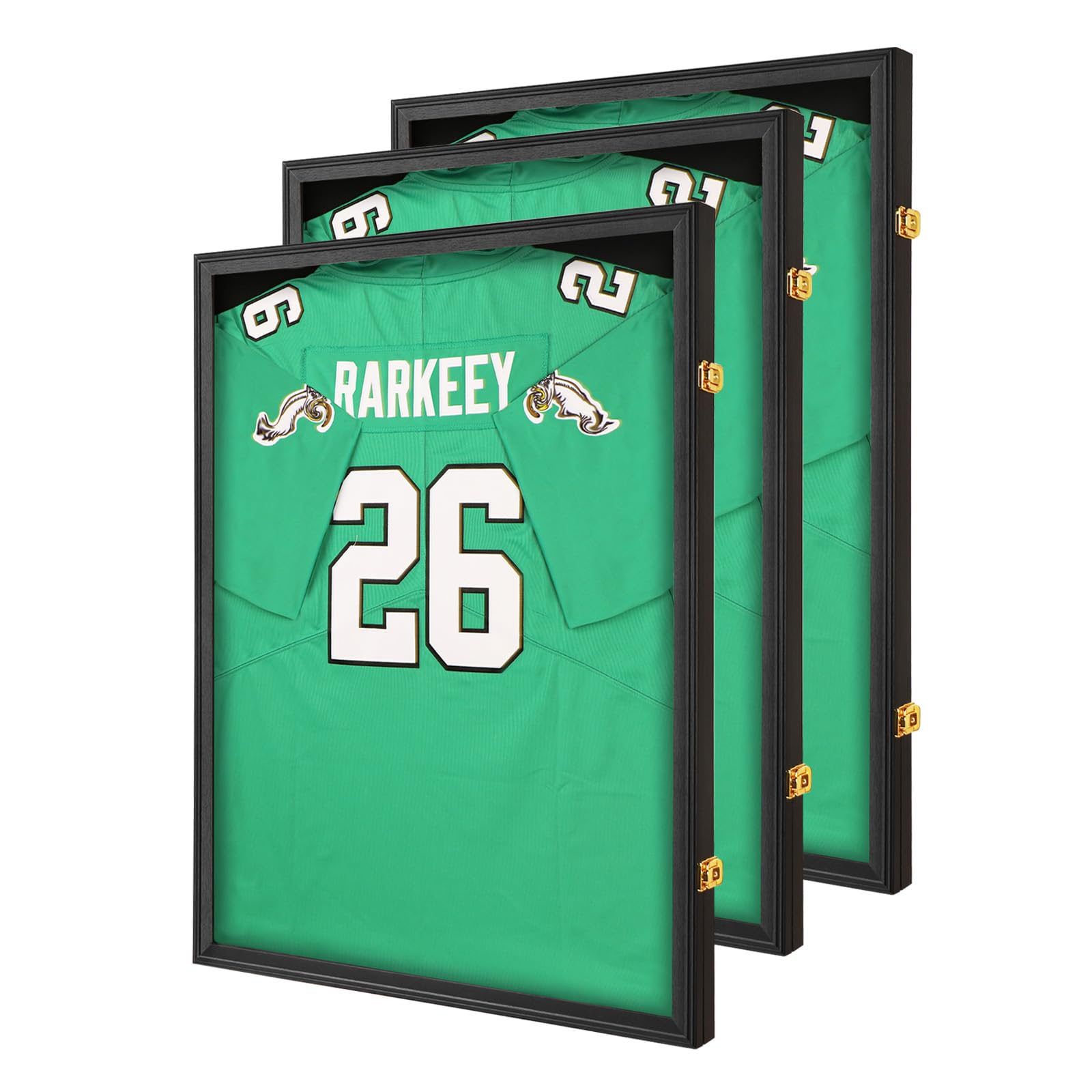 Amazon.com: Goazhpon Jersey Frame Display Case 3 Pack for Wall