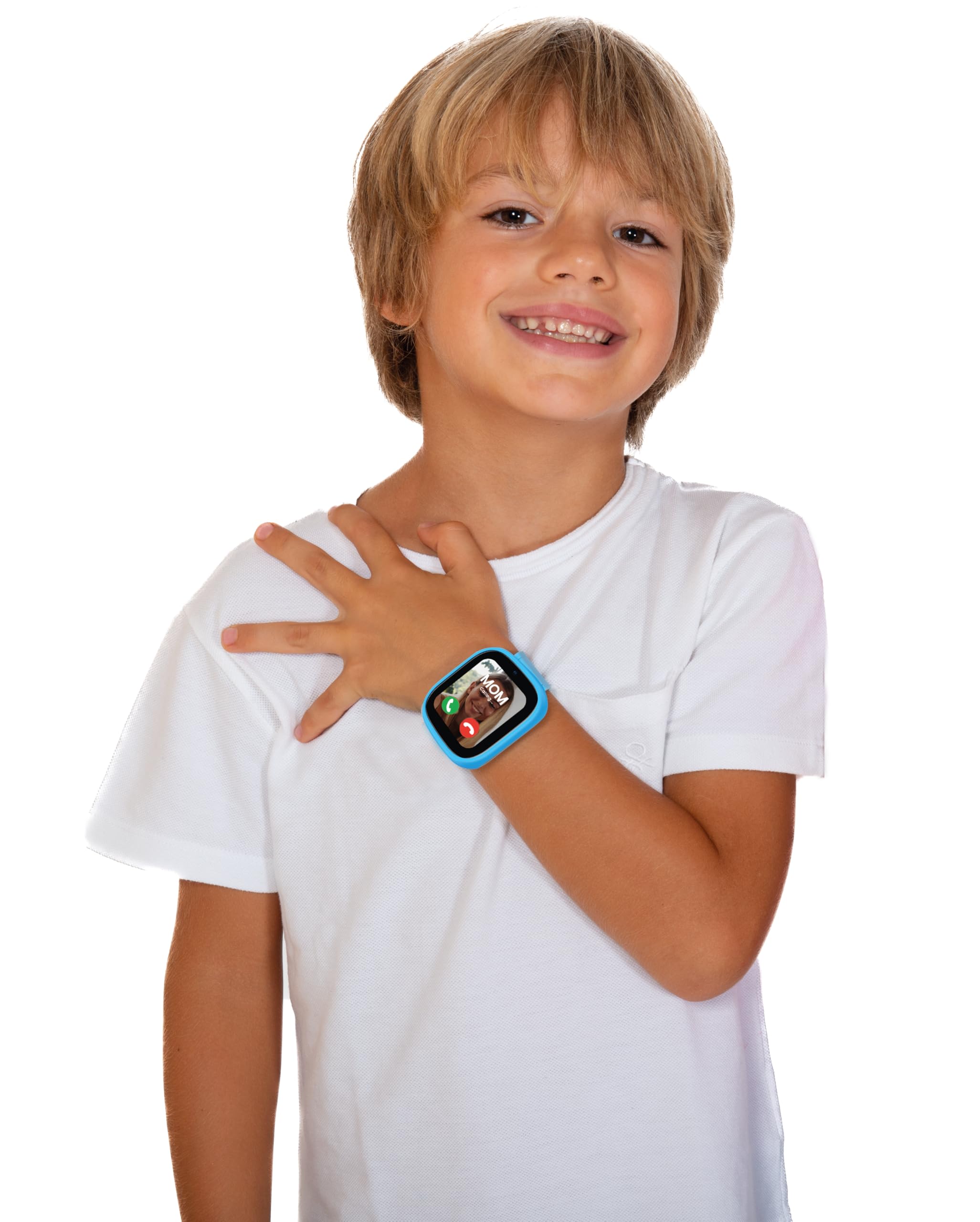 ODS | Radiocom Smartwatch 4G/Wi-Fi per bambini, Smartwatch con GPS e SOS, Chiamate e videochiamate, Chat e messaggi, Fotocamera, IP68 impermeabile, App LAGENIO, Schermo 1.7", Accessori inclusi