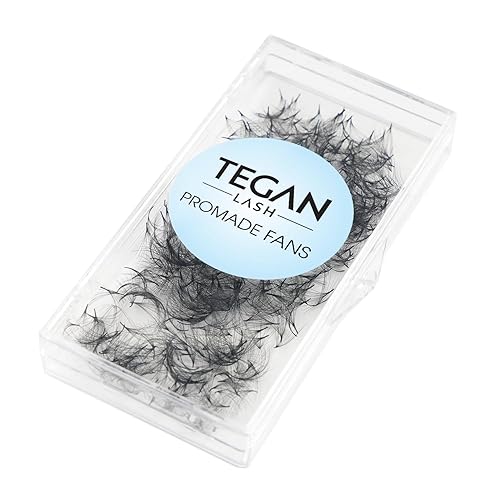 Miniatura 8 de TEGAN LASH 500 abanicos Promade - Extensiones de pestañas sueltas hechas a mano 3D  16D de grosor 0.030.050.07 CCCDD, 0.354-0.591 in, longitud
