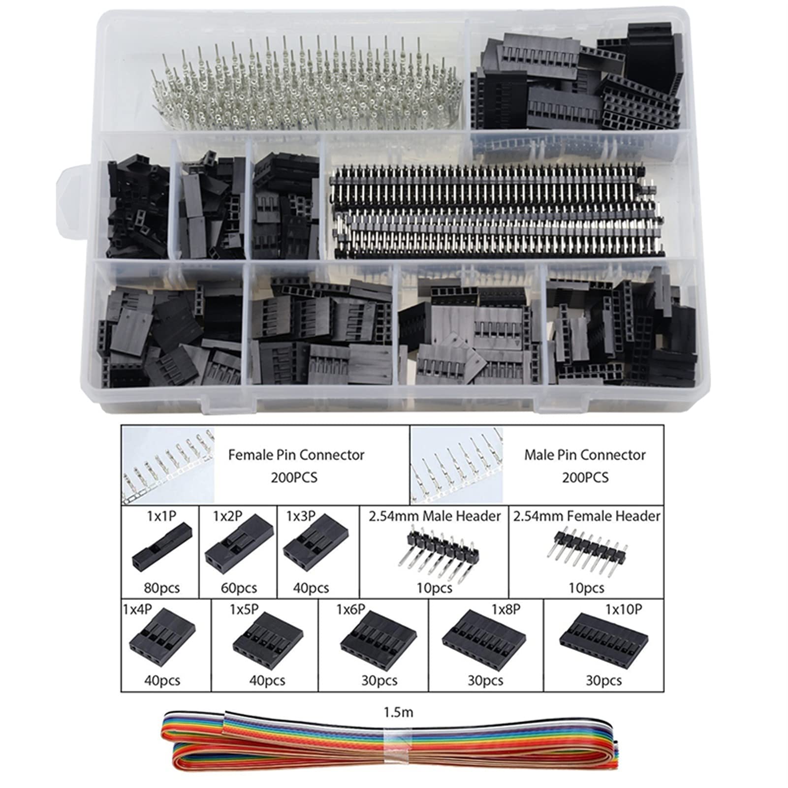Conjunto De Alicates Engarzados SN-28B 1550 Kit De PCS For 2.54/2.8/3.0/3.96/4.8 Terminal De Resorte Terminal Terminal Herramientas Eléctricas 0.1-1.5 (MM2) para Bricolaje y reparación de cabl