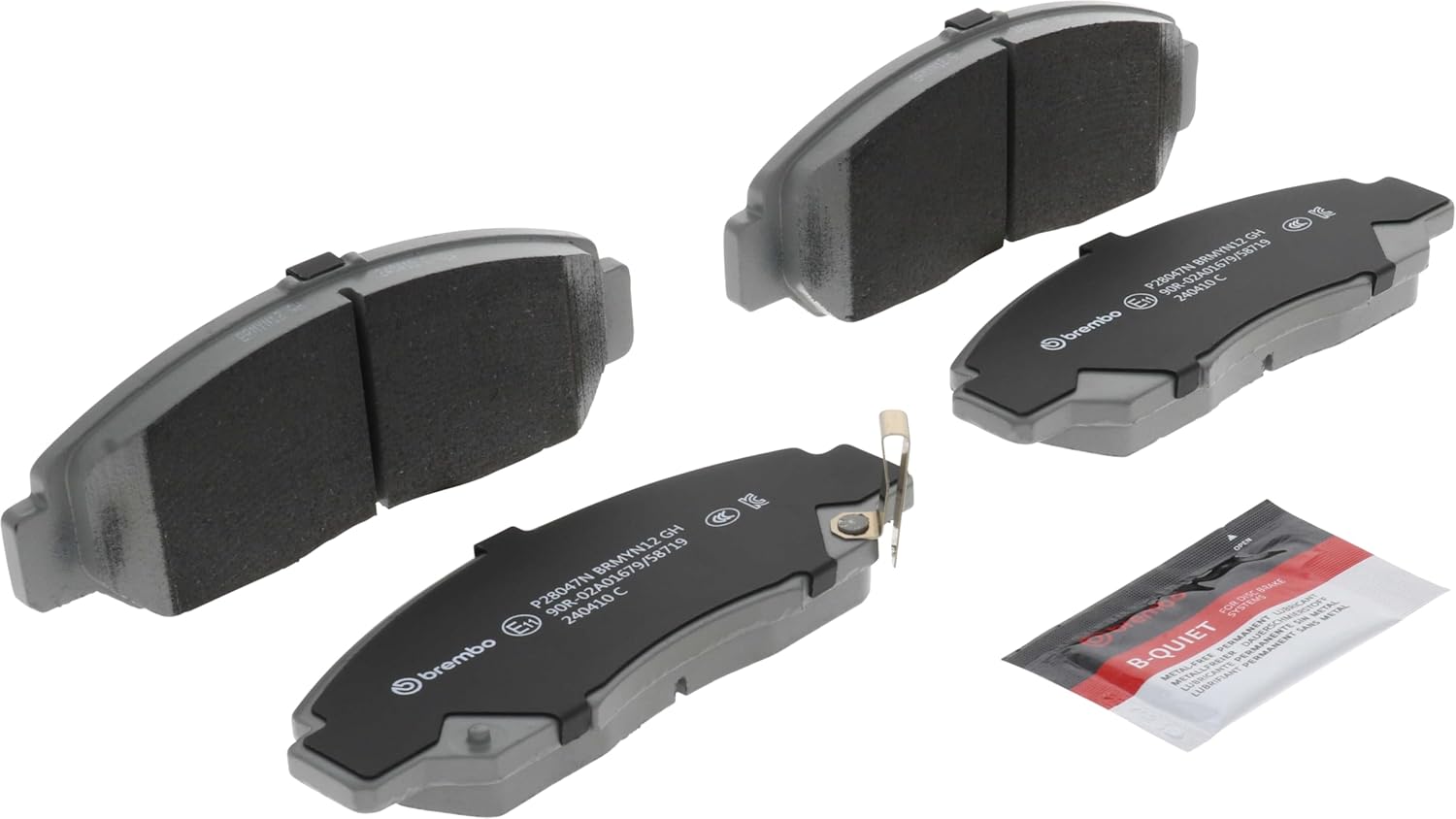 Brembo P28047N Premium Ceramic Front Disc Brake Pad Set HONDA/HONDA (DONGFENG)/HONDA (GAC) OE# 45022TSAK00