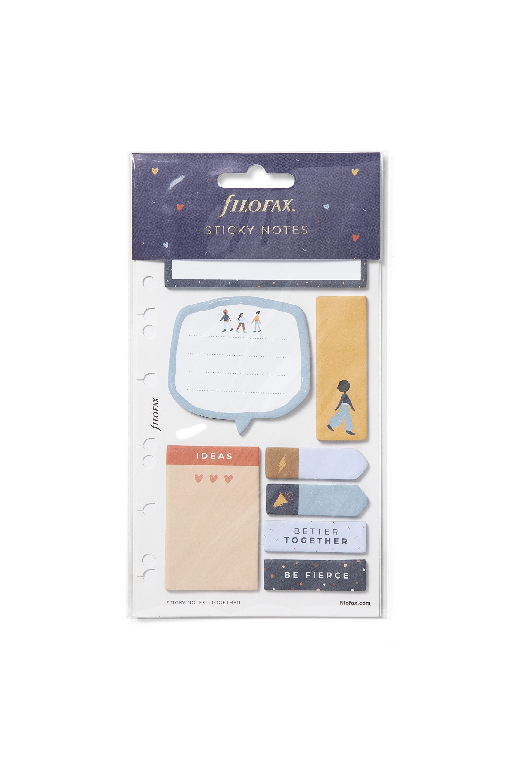 Filofax Sticky Notes - Together, 95 mm x 164 mm