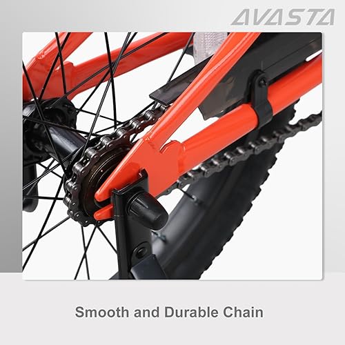 Miniatura 6 de AVASTA Bilbo - Bicicleta infantil de 18 20 pulgadas para niños y niñas de 5 a 10 años, estilo retro, de acero de alto carbono, con manillar