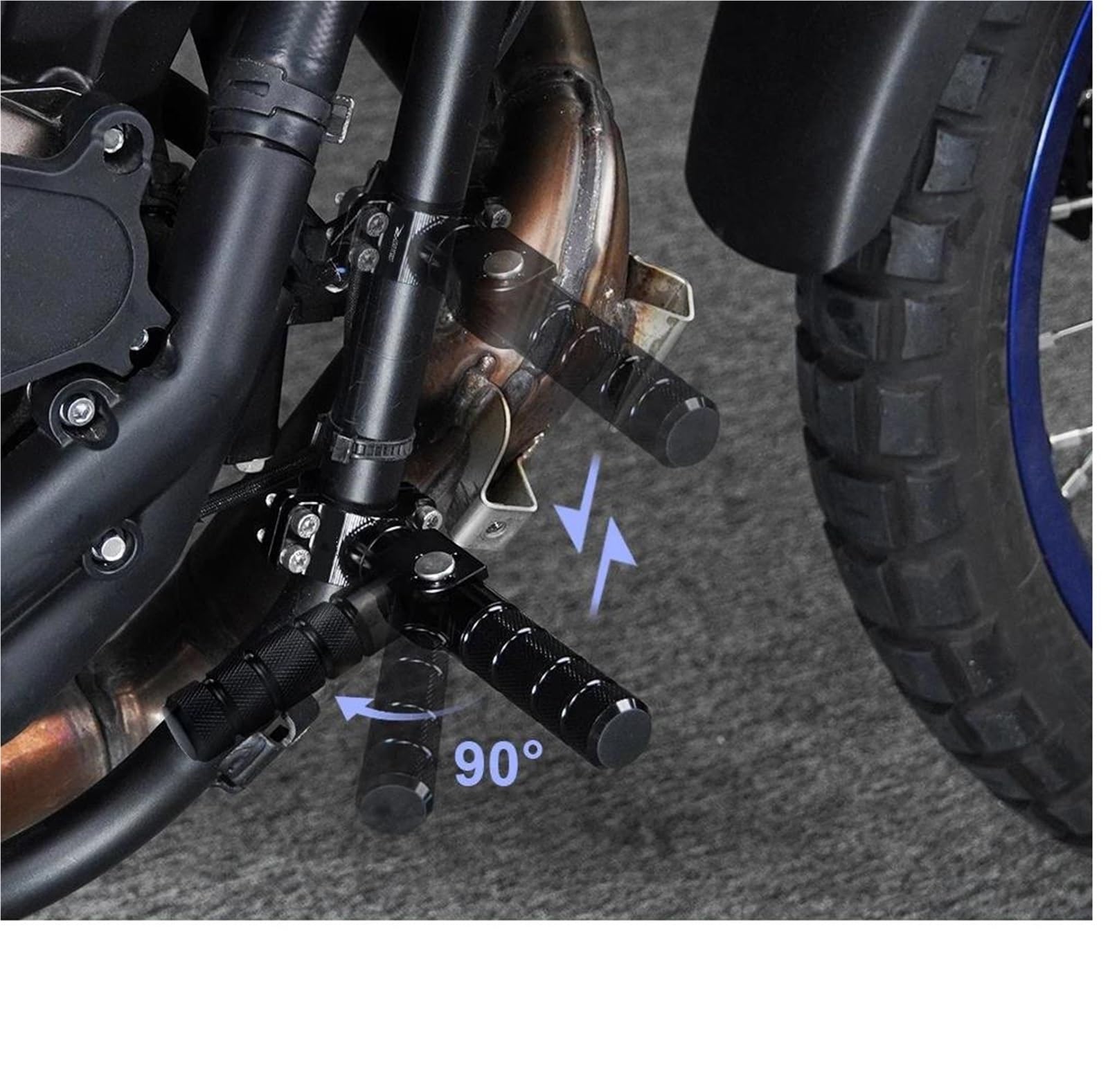 Accesorios para clavijas Accesorios Para Reposapiés De Motocicleta Para DUCATI SCRAMBLER Cafe Racer 800 2017 2018 2019 2020 2021 Pedales Y