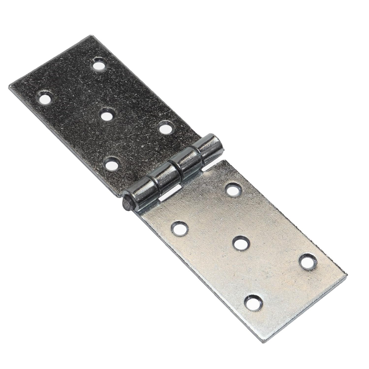Soladirect Silver Pack Of 1 X 150 Mm Backflap Hinge Galvanised, Steel Back Flap Hinges, Weather Resistant, Rust Corrosion Proof, Strap Hinges For Indoor Or Outdoor Use On Gates, Sheds, Gazebos, Wardrobes, Chests