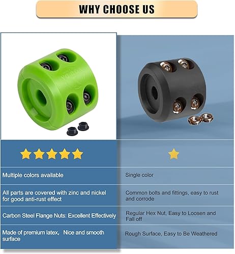 Miniatura 4 de Y YOU DA SAFE & SOUND Tapón de gancho para cable de cabrestante, tapón de goma de silicona protege la cuerda sintética del cabrestante, gancho de