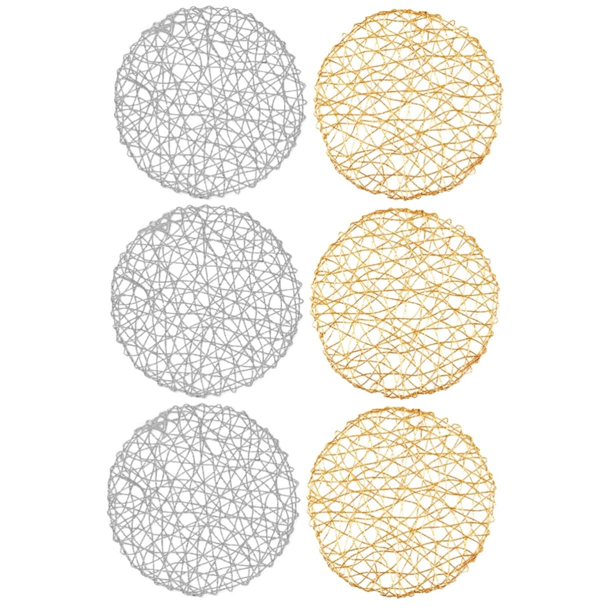 Sets de table tressés pour repas de famille et décoration de table