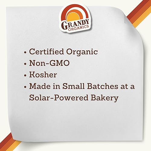 Miniatura 8 de Grandy Organics Granola clásica, cereal de granola orgánico certificado, bajo en azúcar, hecho con avena, semillas de calabaza, nueces y anacardos,