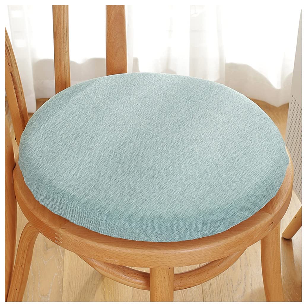 Coussin de chaise rond mousse mémoire de forme galette siège tabouret 30cm
