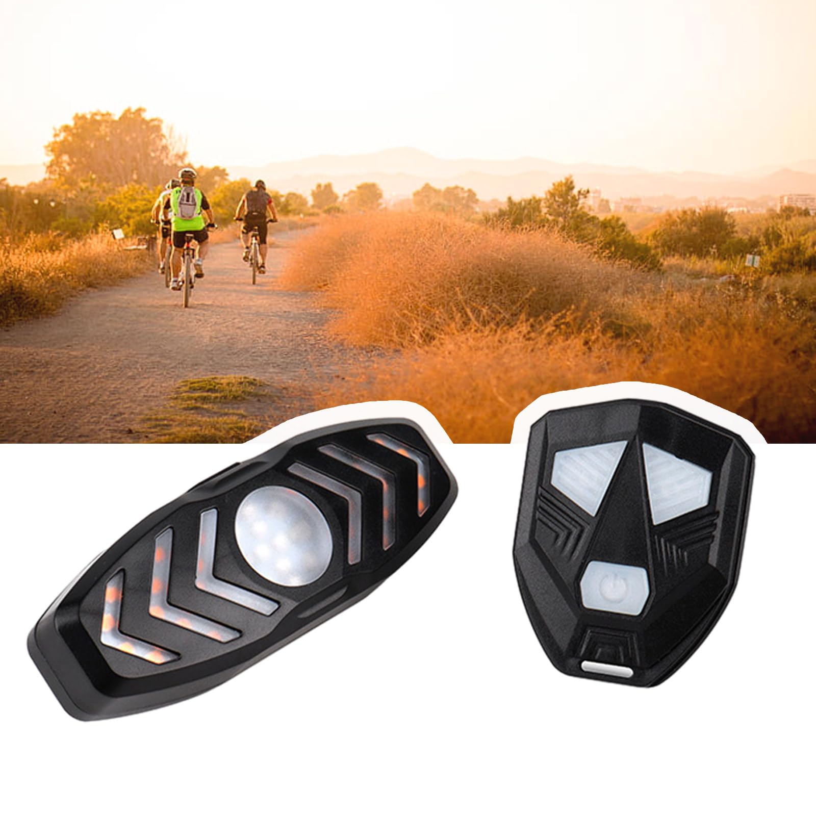 USB Rechargeable with Remote Control Warning Bike Brake Lights Bike Tail Light with Turn Signals Bike Rear Light