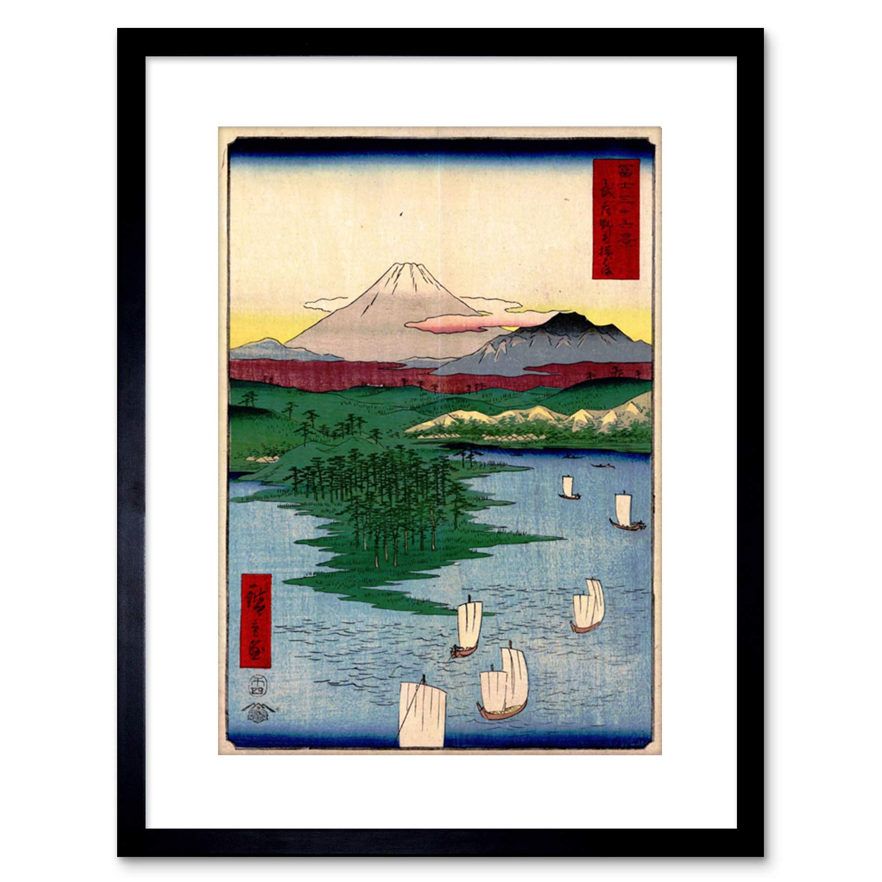 Amazon.com: The Art Stop Painting Japanese Woodblock NOGE Yokohama