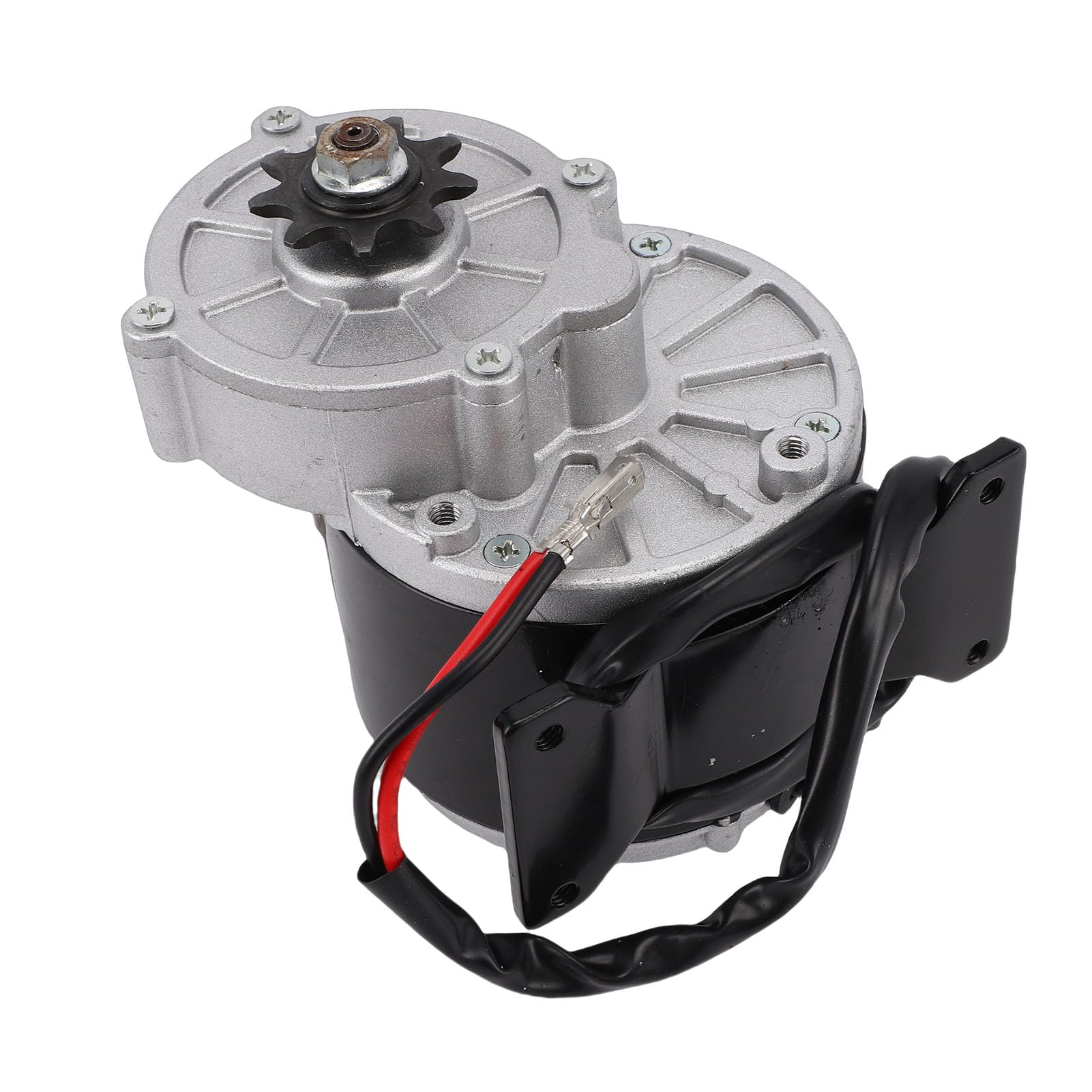 Alomejor Motore di riduzione della velocità elettrico, in lega di alluminio, potenza 500 W, motore 12 V CC per biciclette e moto fuoristrada