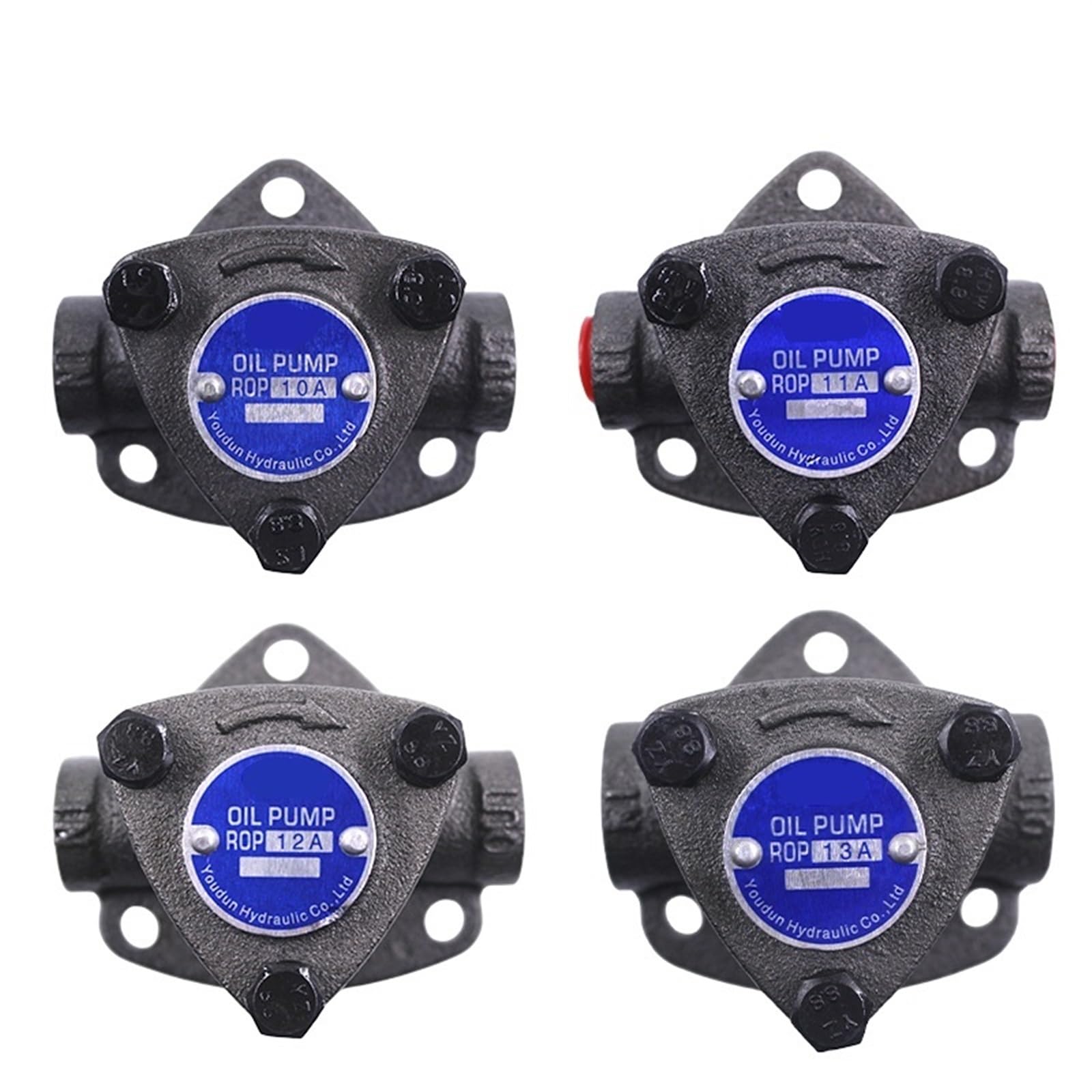 Bomba hidráulica de engranajes TOP/LOP/ROP-10A/11A/12A/13A Serie TOP aceite pequeño con presión ajustable for lubricación triangular trocoide(ROP LOP TOP-12A)