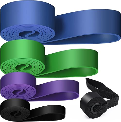 Miniatura 8 de Juego de bandas de resistencia, bandas de asistencia para entrenamiento y terapia física, anclaje de puerta incluido