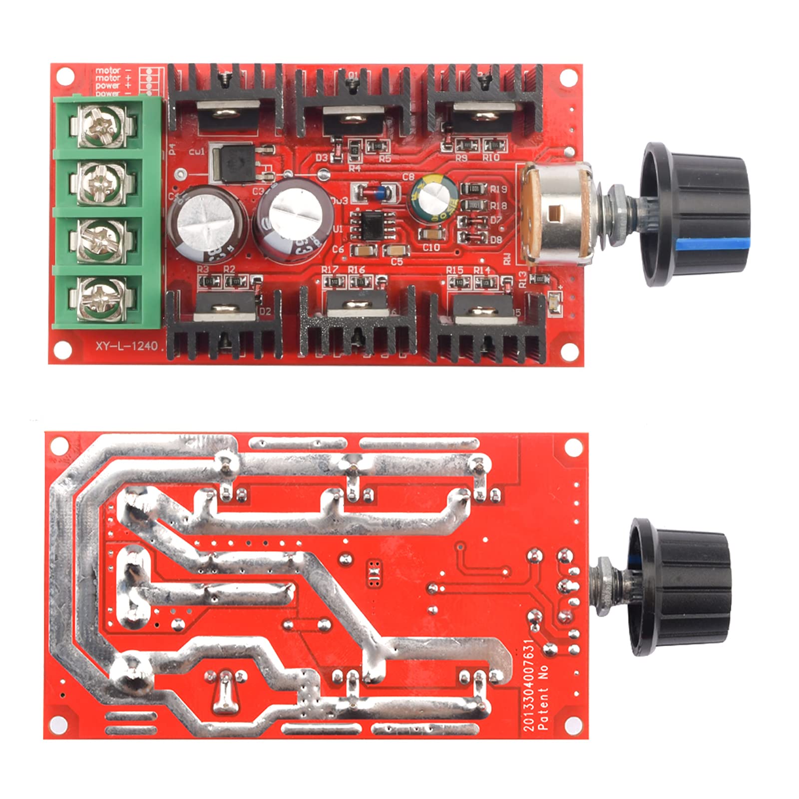 Regolatore di Velocità del Motore, Aideepen Regolatore PWM Motore DC 9-50V 40A 2000W | Controllo Velocità HHO RC | Generatore Segnale