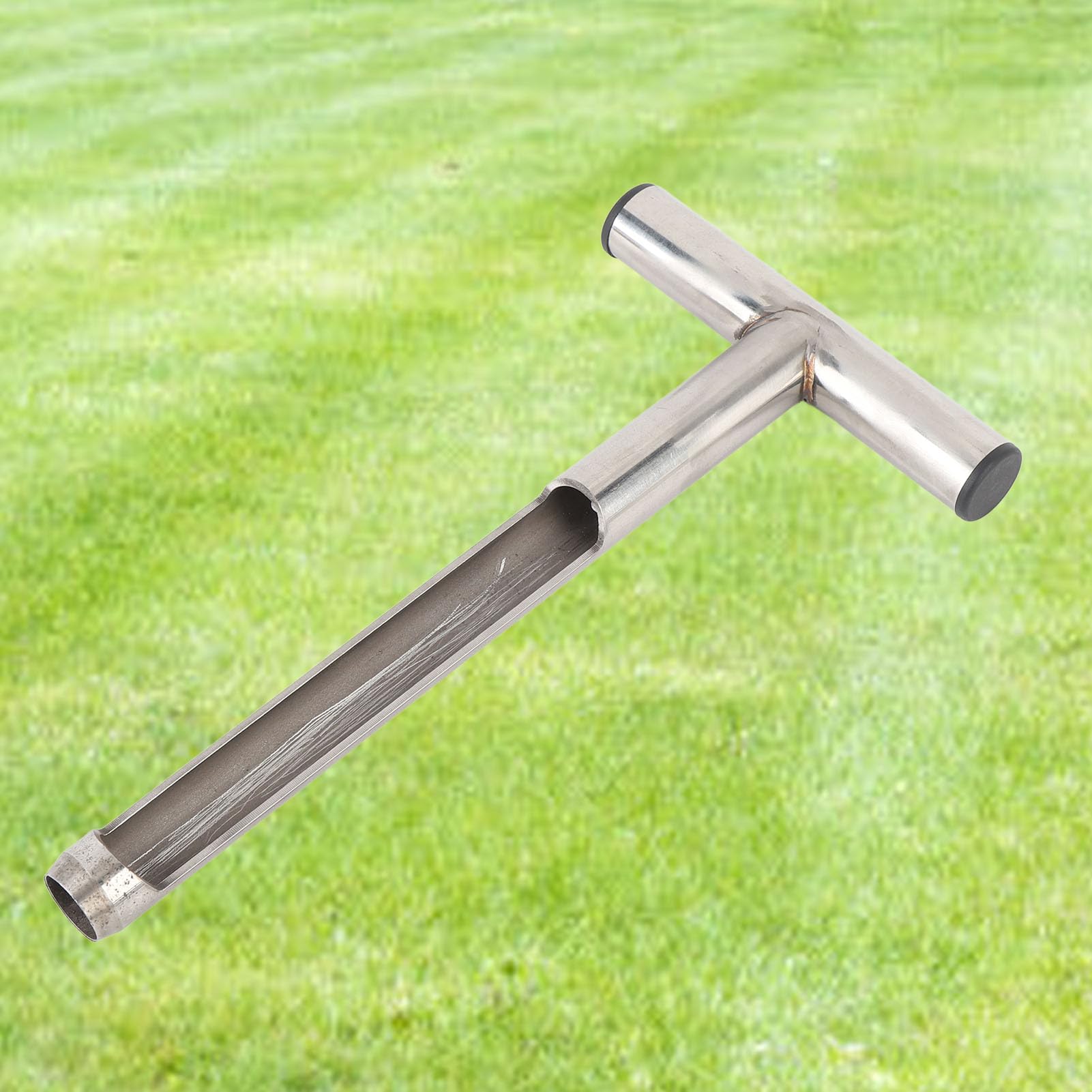 Sonde d'échantillonnage de sol à poignée en T,Kit de test d'échantillonnage de sol en acier inoxydable Sonde de sol avec 2 sacs d'échantillonnage pour l'entretien de la pelouse le jardin et la ferme