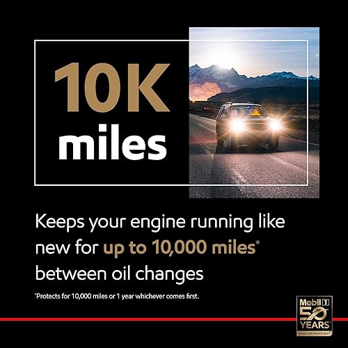 Mobil 1 Advanced Fuel Economy Full Synthetic Motor Oil 0W-20