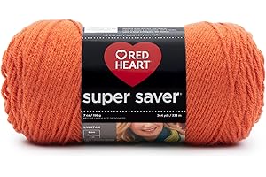 RED HEART Super Saver Yarn in Carrot