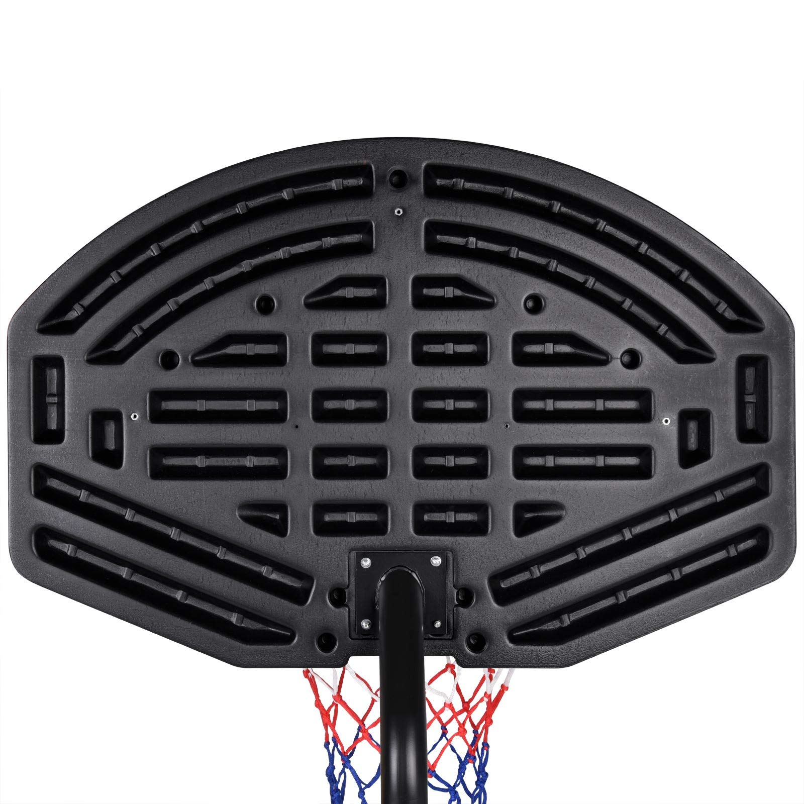 Deuba® Canasta Baloncesto con Soporte Altura Ajustable 205-305cm Base 70Kg Ruedas Niños Adultos