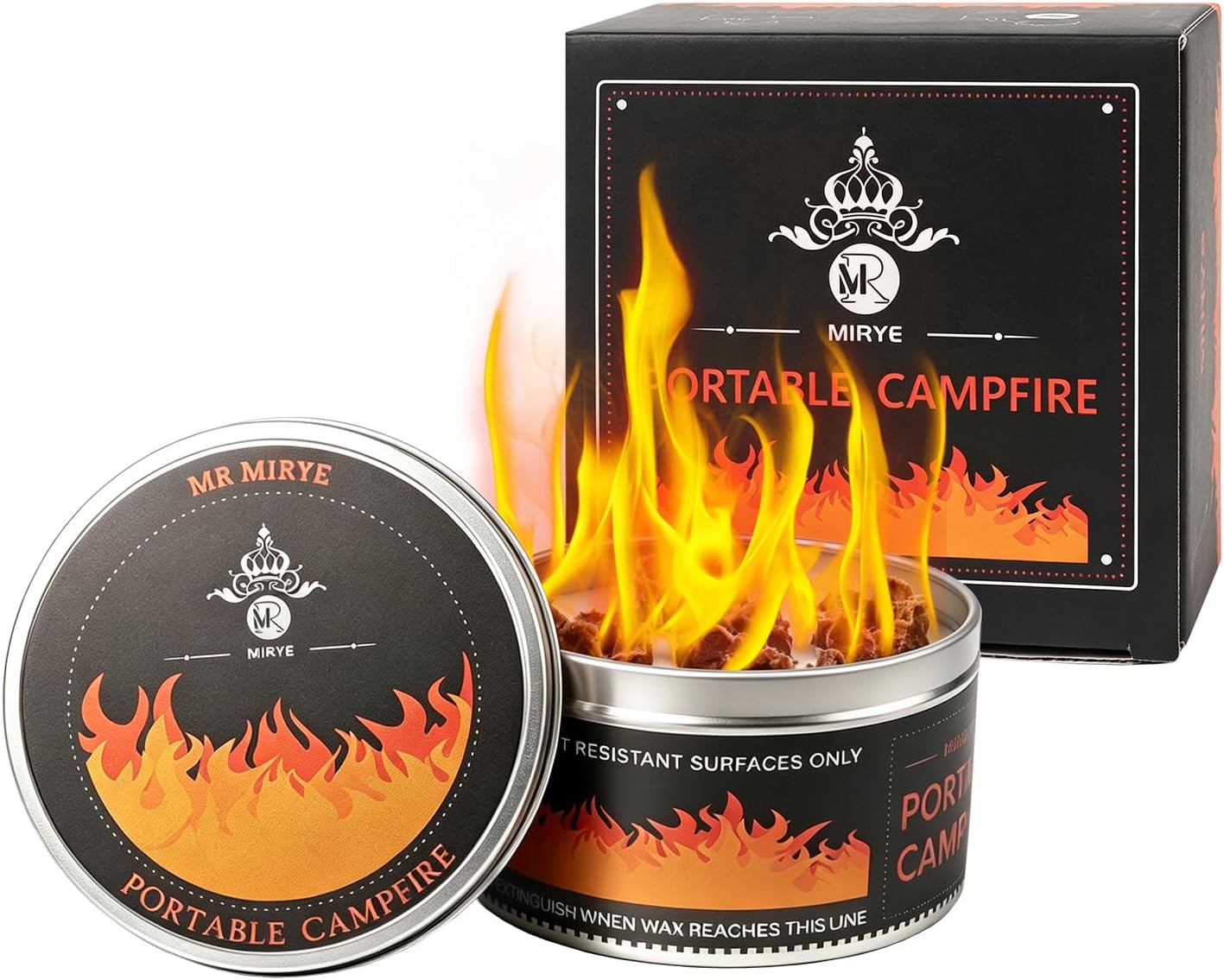 Mini fogata portátil MR MIRYE para smores - 3-5 horas de combustión