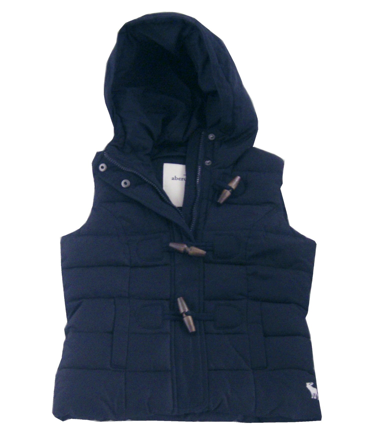 Abercrombie Kids Girls Hooded Puffer Vest