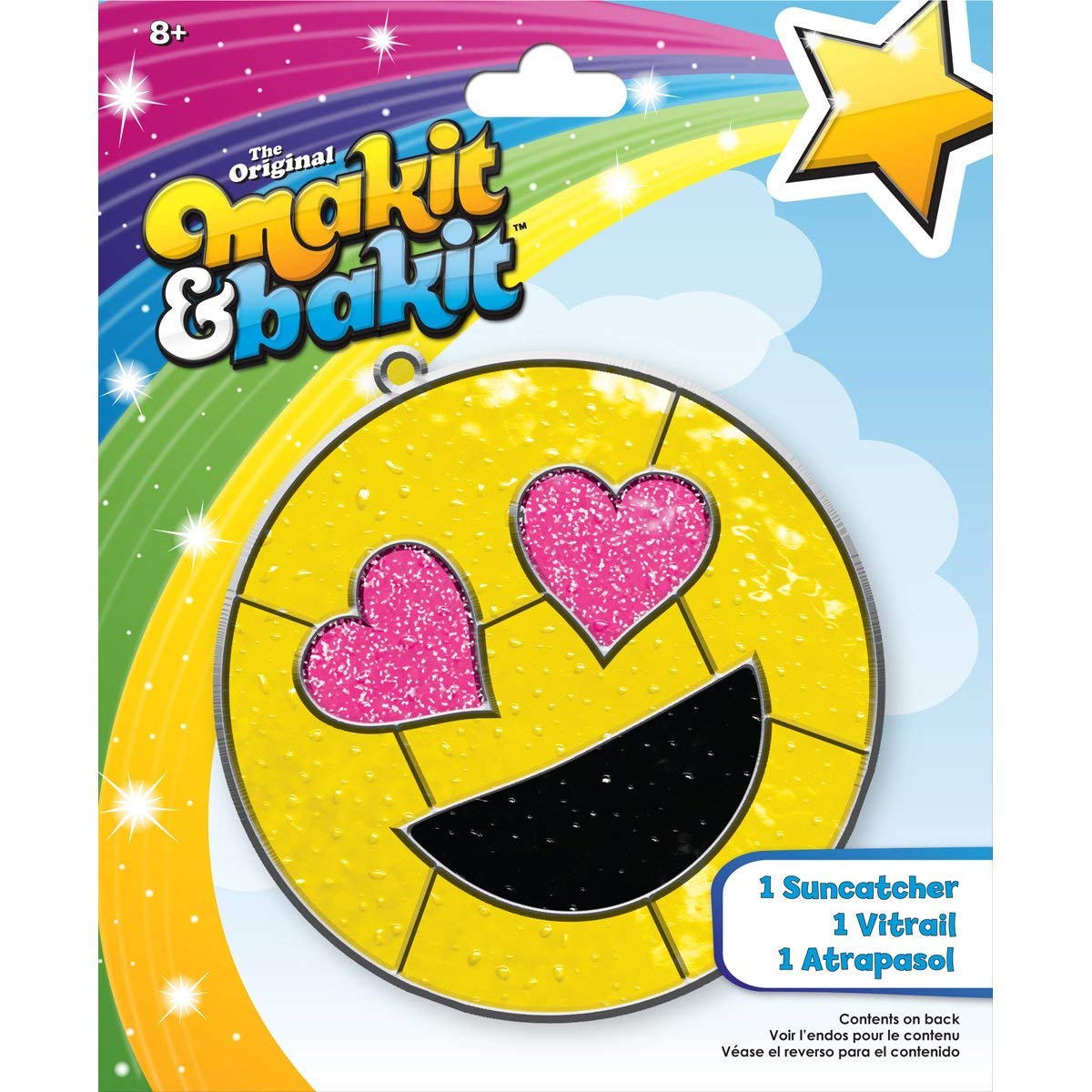 ColorBok MIBI Emoji Heart Eyes Suncatcher Kit