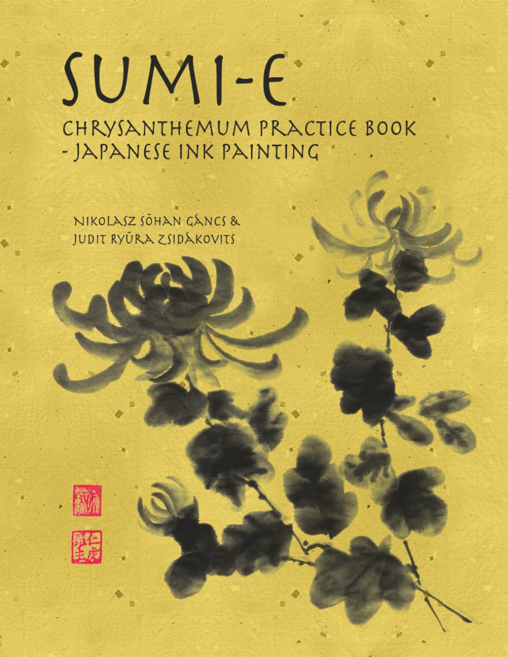 Sumi-e Chrysanthemum Practice Book Japanese Ink Painting