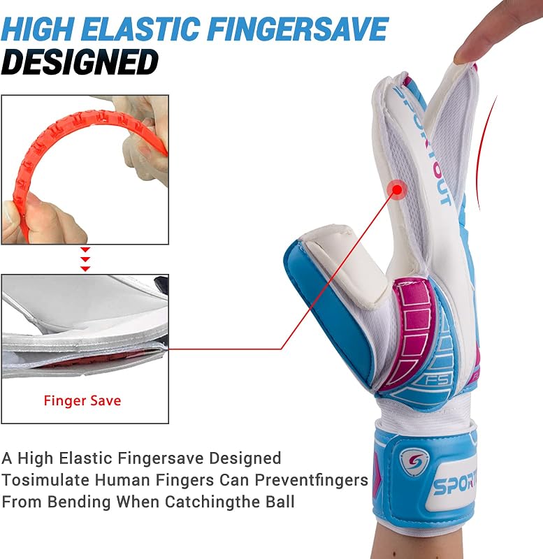 Sportout Goalkeeper Gloves – Finger save system