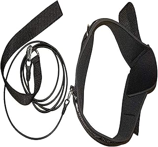 Strong Swim Training Belt Set | Swim Sports Resistance Tether for Open Water and Swim Pool Swimmers Stationary Swimmer Swim Lap Swim Training Leash - Swim Safety Outdoor Gear