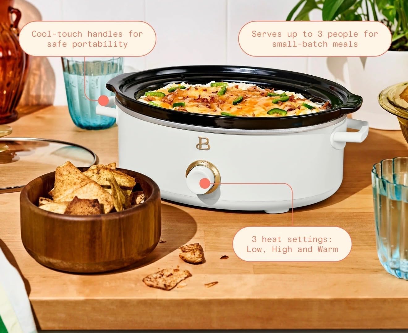 BEAUTIFUL 2.5 DIP & serve slow cooker