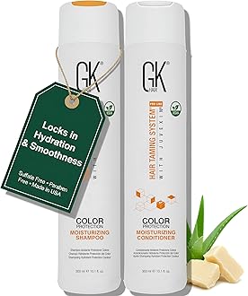 shampoo and conditioner set - Sulfate Free shampoo and Conditioner For Volumizing, Hydrating & Color Treated Hair-Made with Aloe vera, Parki Butter- Free of Parabens & Phthalates (10 Fl Oz)