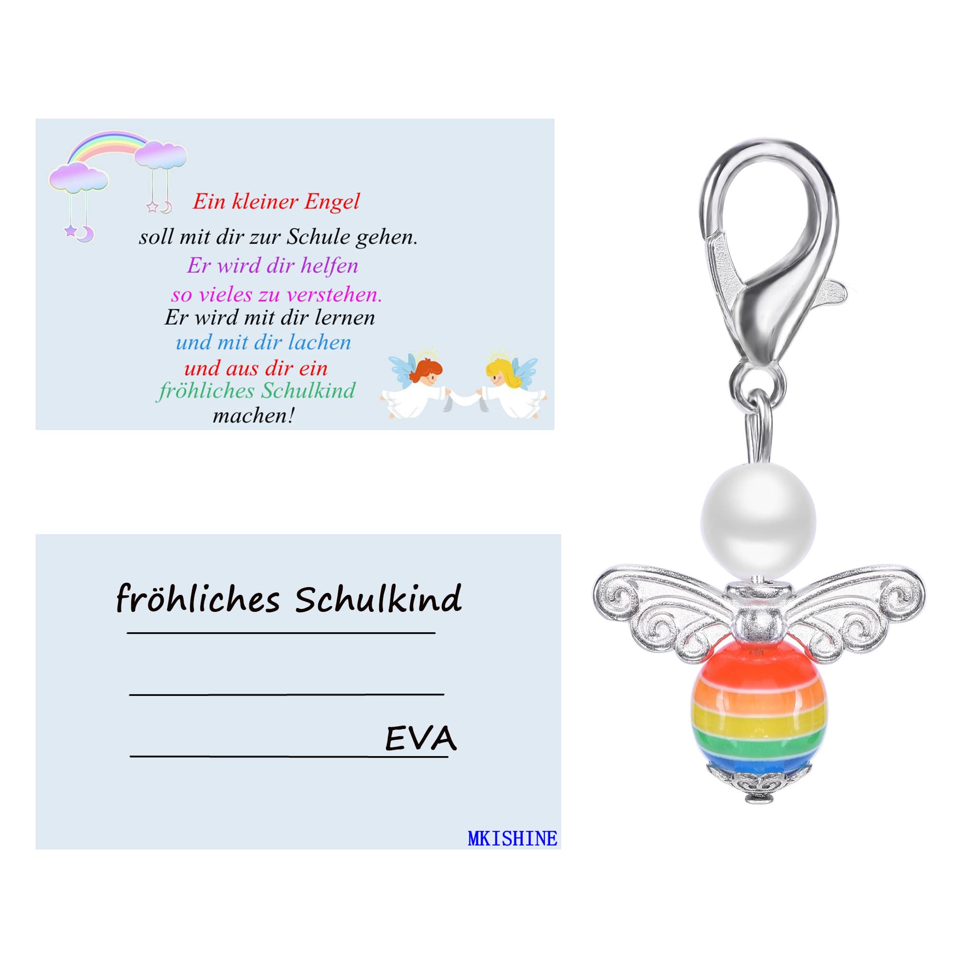 Cadeau De Rentrée Des Classes - Porte-clés Ange Gardien