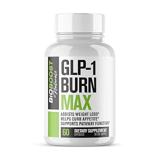 GLP-1 Burn MAX | Weight Loss Pills for Women & Fat Burner for Men + Appetite Suppressant & Energy Supplement | 3rd Party Tested Formula | 5 Powerful Ingredients - 60 Capsules to Lose Weight - Amazon product rated Grade B