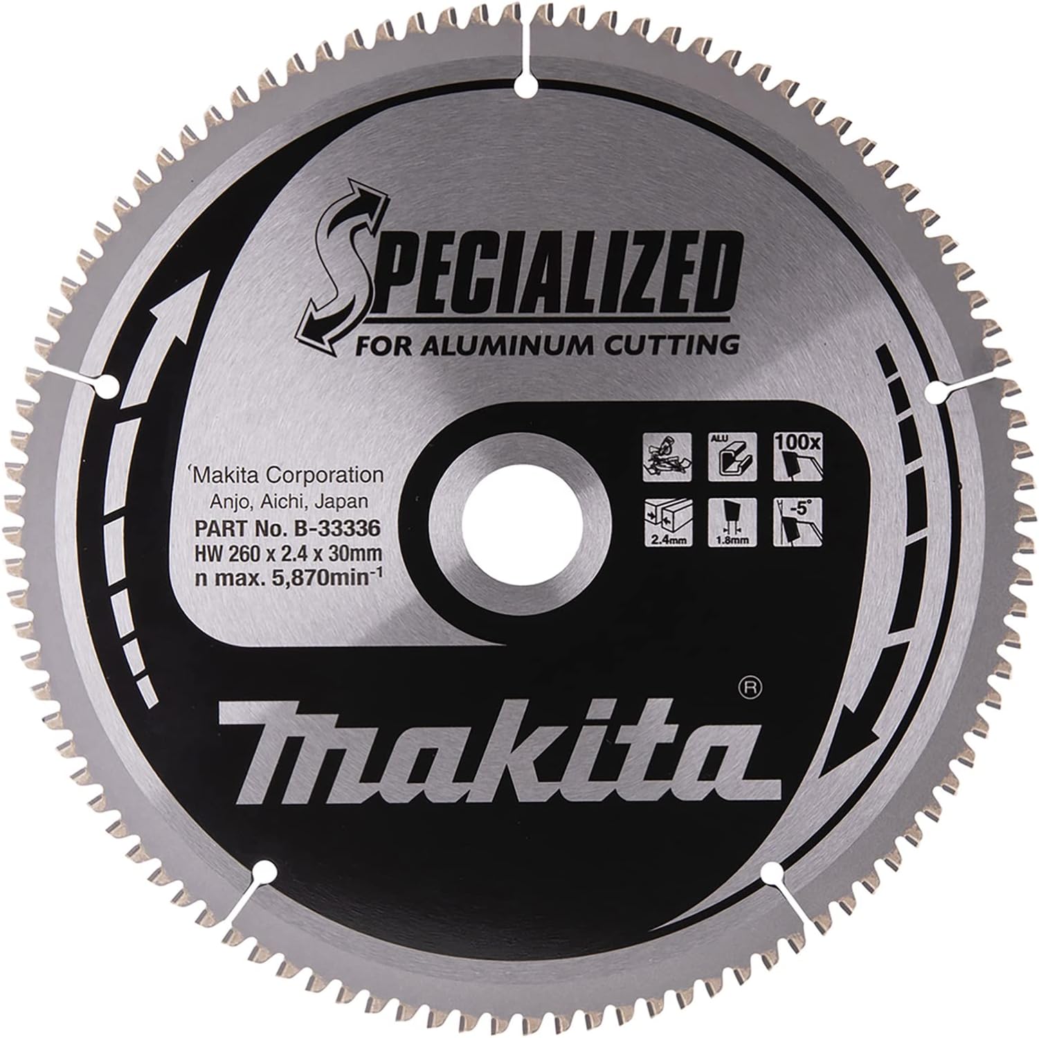 Makita panza circular 260 x 30 | numar dinti: 60 buc | latime de taiere: 2,3 mm - Scule