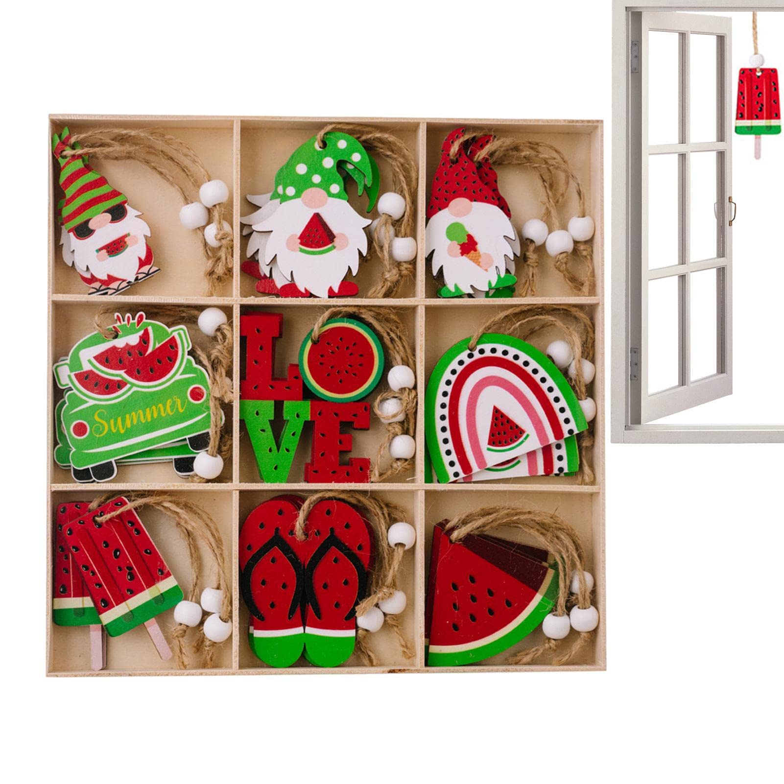 Amazon.co.jp: 夏のツリーの飾り,写真 夏のツリーの飾り27ピース