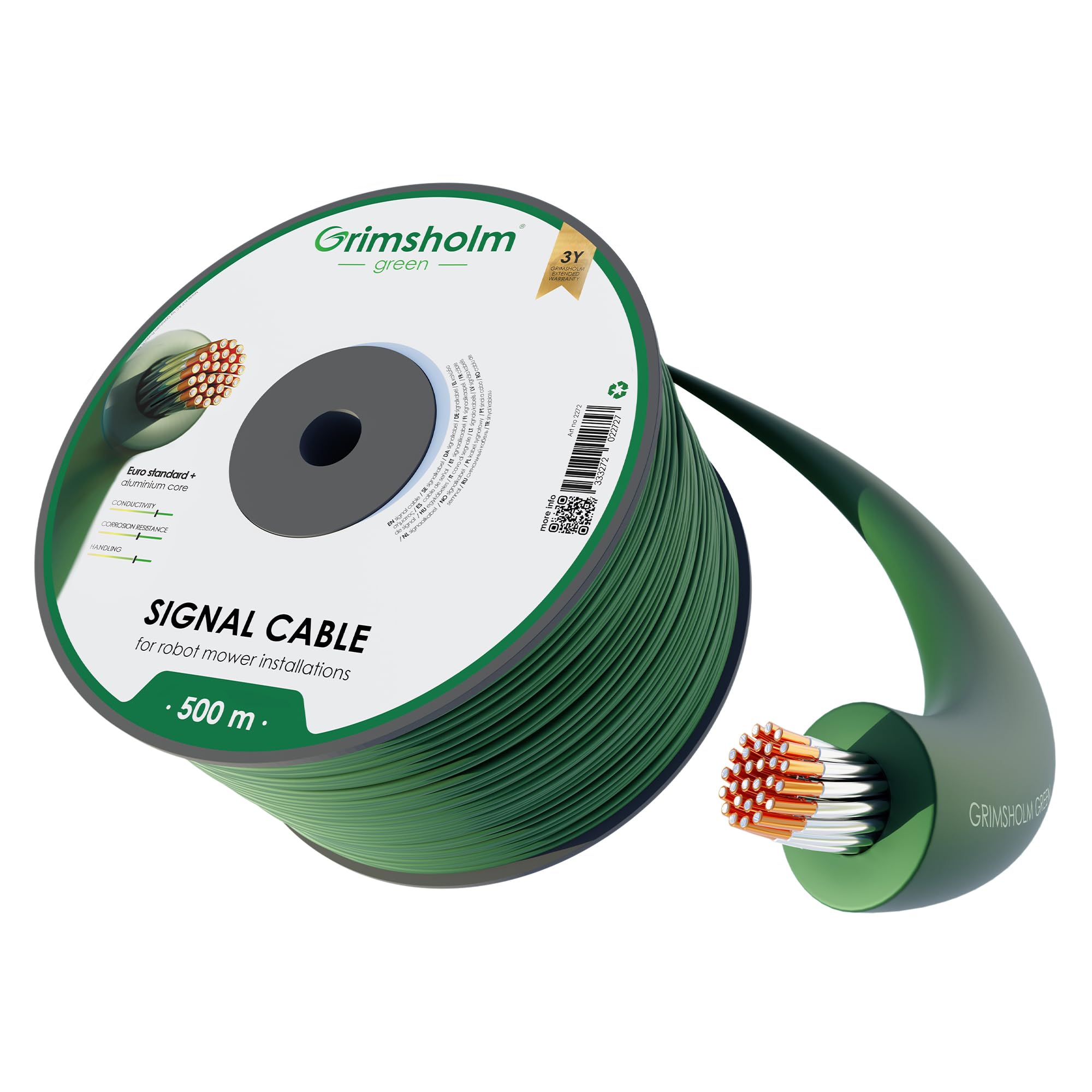 Câble de signal blindé Standard Plus 500 m pour réseau cuivre intérieur
