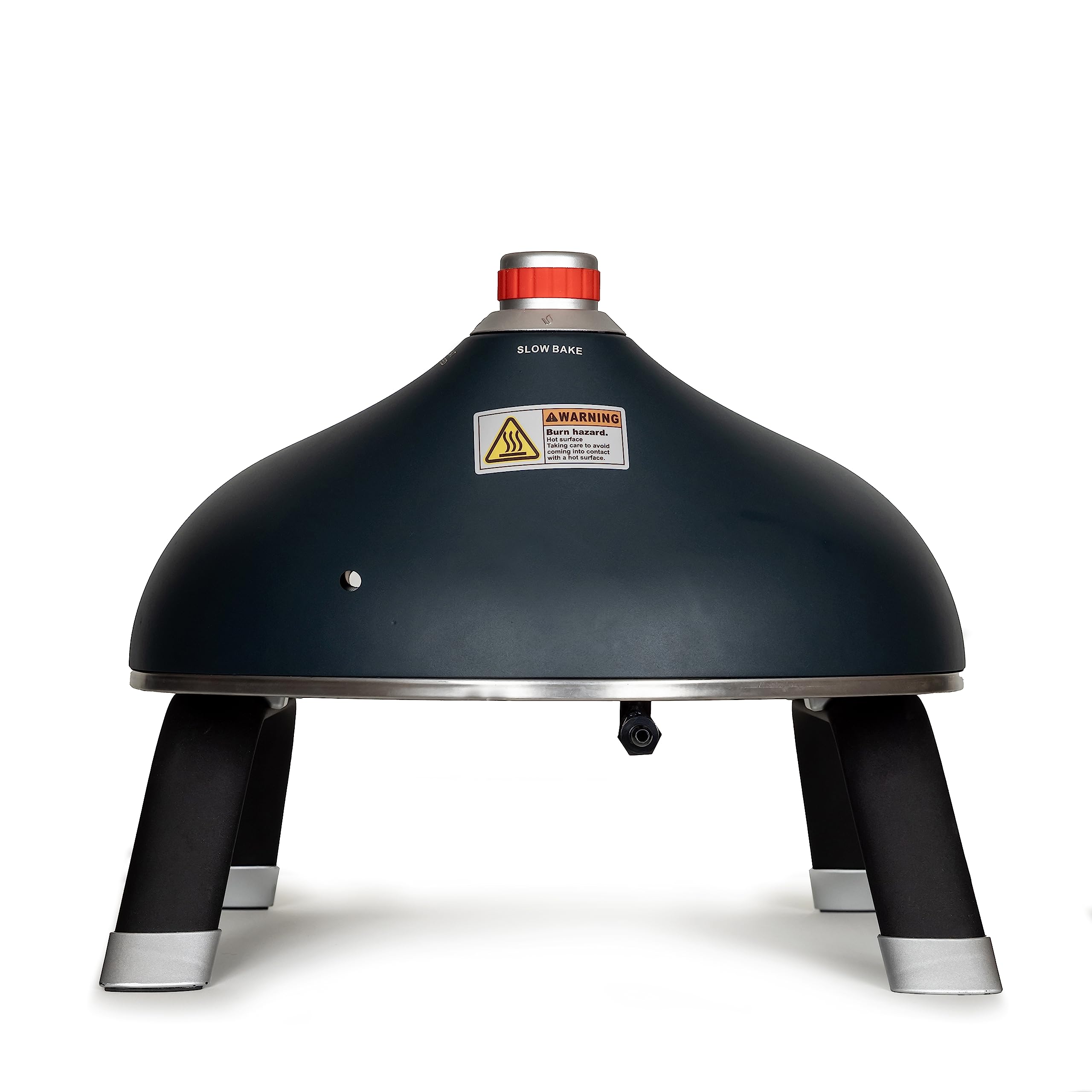 DeliVita Diavolo - Forno per pizza a gas da esterno - blu, funzionamento con propano, butano o bottiglie da campeggio, accessori inclusi: pala pieghevole, borsa per il trasporto, pistola termica e