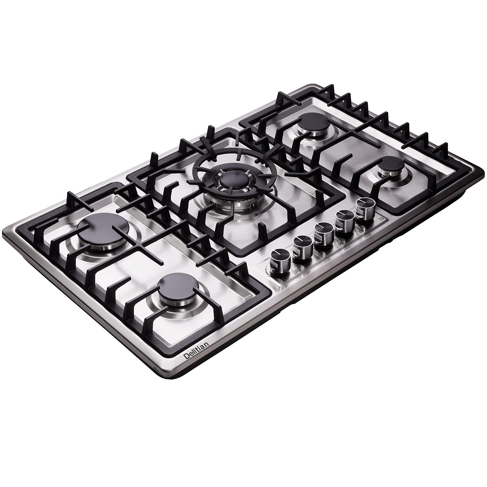 34 gas cooktop with downdraft