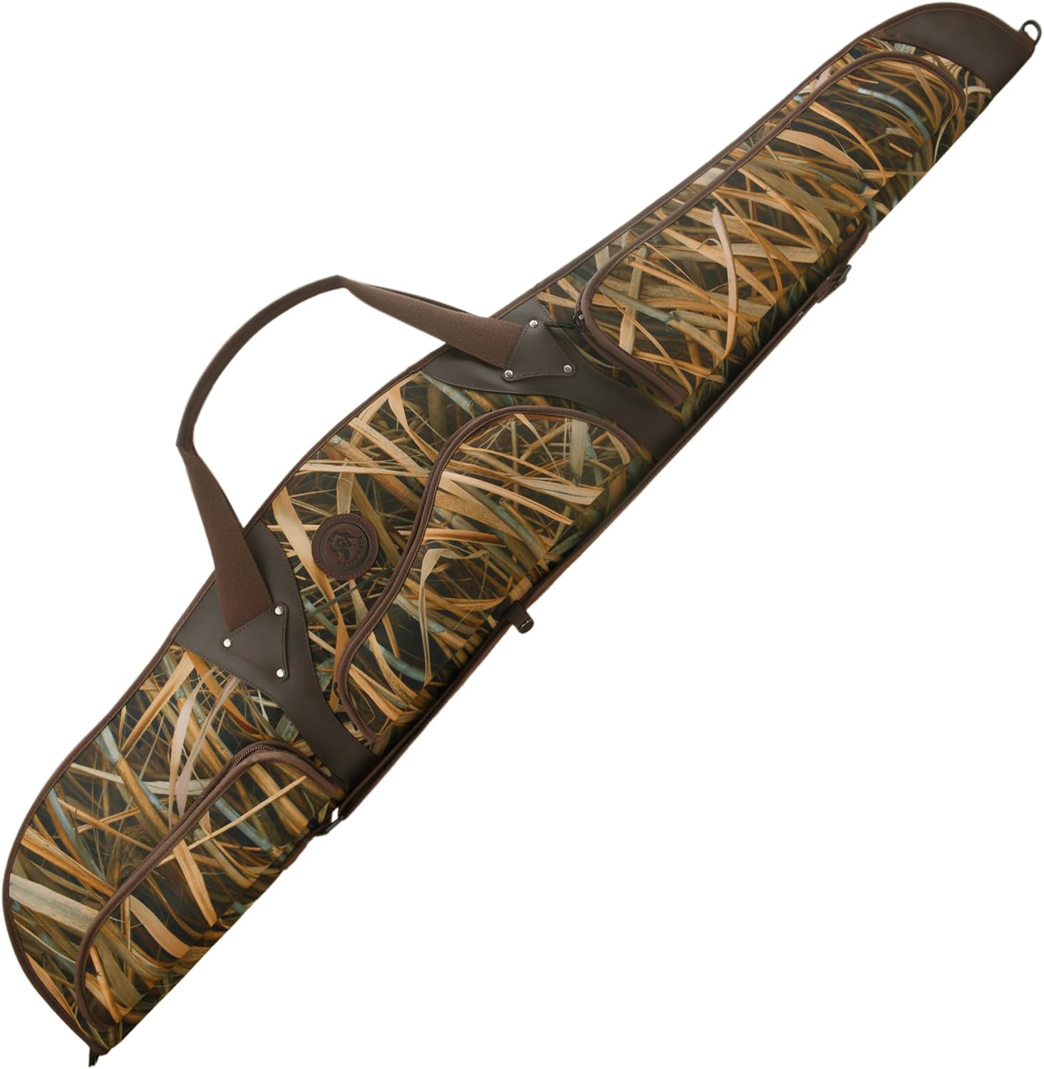 WAYNE'S DOG 52" Soft Gun Case for Long Scoped Rifles & Shotguns – Camouflage Gun Carry Bag, Waterfowl Camo