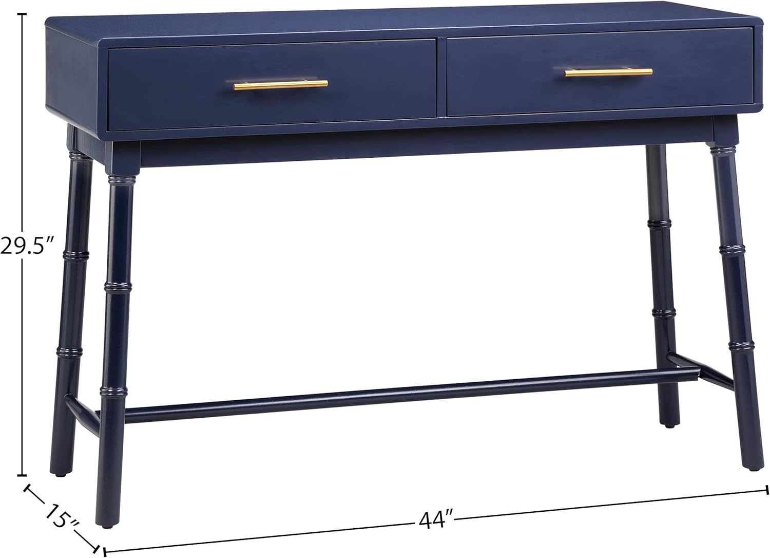  Brand – Ravenna Home Classic Console Table with Storage Drawers, 44"W, Blue : Home & Kitchen