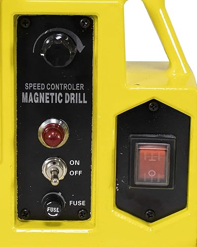 Miniatura 6 de Steel Dragon Tools MD45 Prensa de taladro magnético con 7PC 2in. Kit de cortador anular HSS