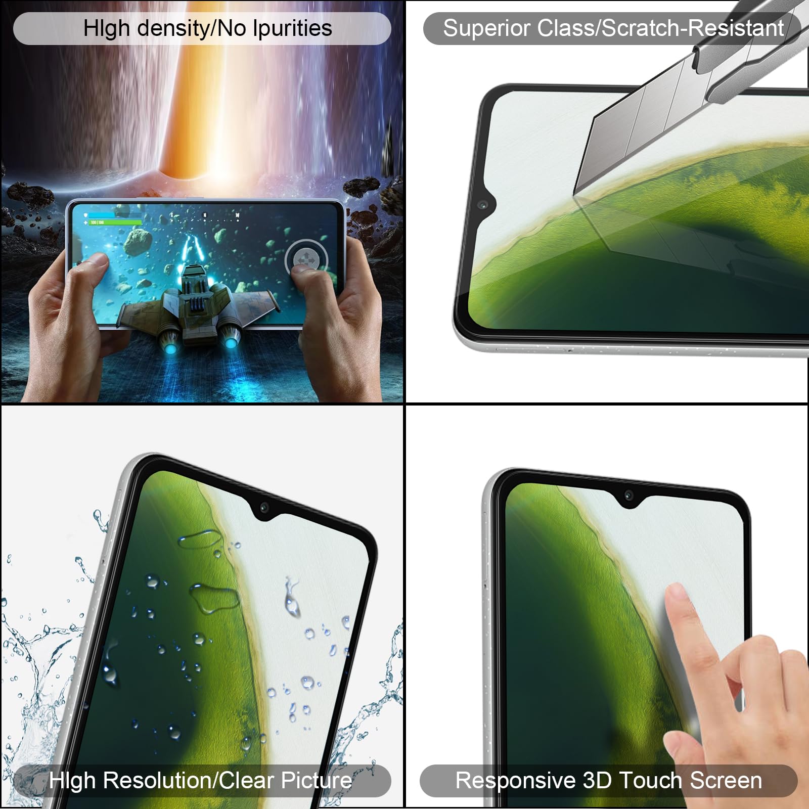 Dinow - Pantalla para Samsung Galaxy A23 5G SM-A236U, SM-A236U1, SM-A236B, SM-A236B/DS, SM-A236B/DSN, SM-A236E Full LCD Touch para Samsung Galaxy A23 Display (con herramienta de reparación)