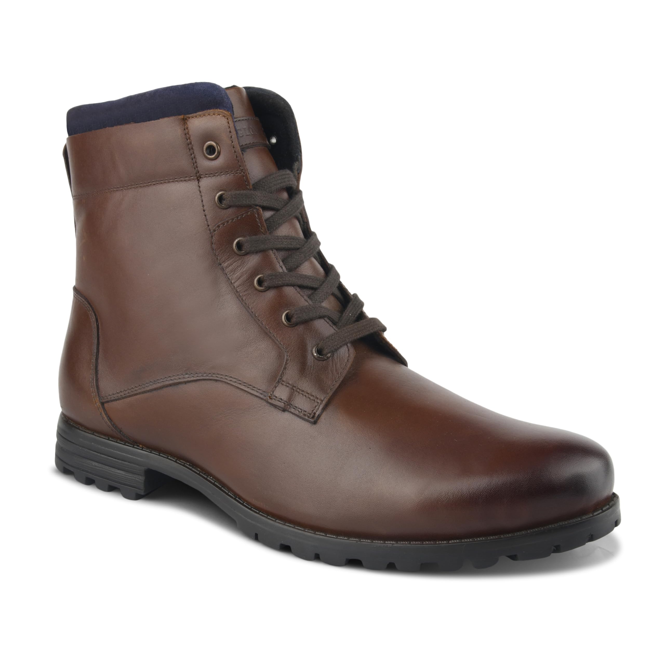 clog london Men’s Burnished Leather Ankle Boots | Classic Formal & Casual Style-picture-3