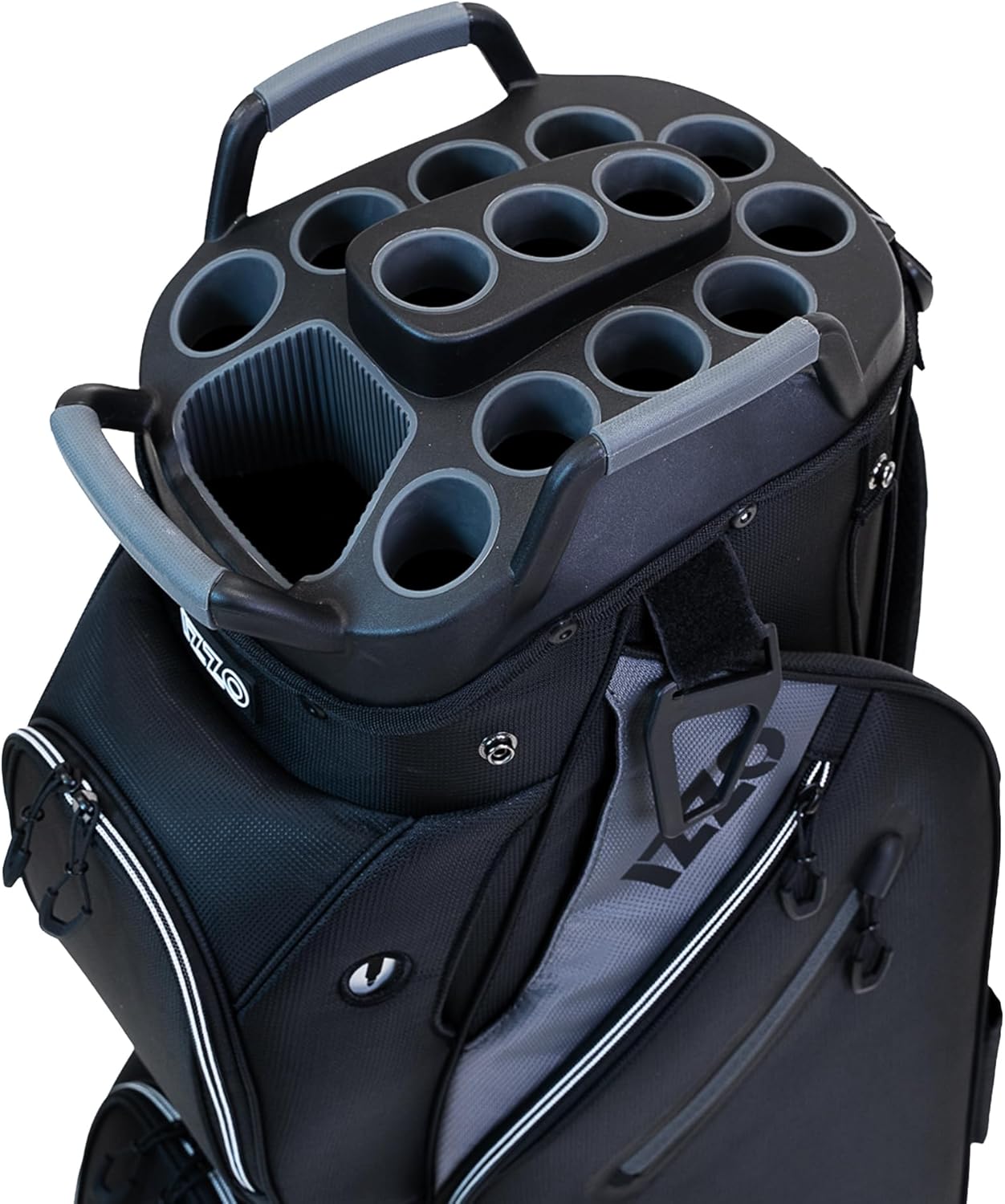 IZZOGolf Ultimate Organizer Cart Bag: Patent-Pending 14-Way Top, Full-Length Dividers, Putter Well - Premium Golf Organization