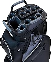IZZOGolf Ultimate Organizer Cart Bag: Patent-Pending 14-Way Top, Full-Length Dividers, Putter Well - Premium Golf Organization
