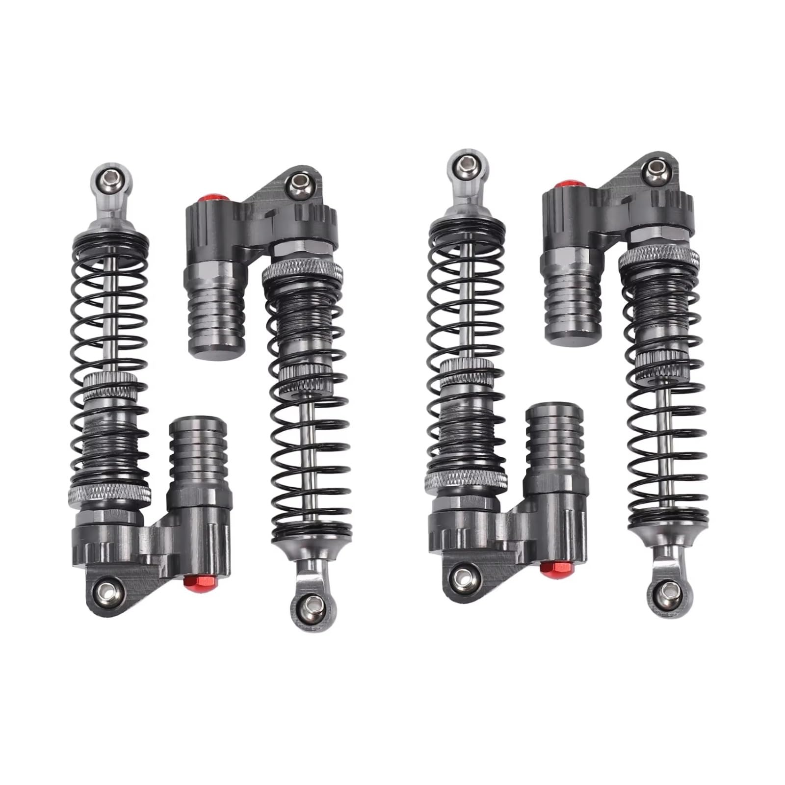 Compatible con Axial para SCX10 D90 1/10 Piezas De Mejora para Camión RC para Rock Crawler 4 Amortiguadores Aleación Aluminio 90 Mm Amortiguadore