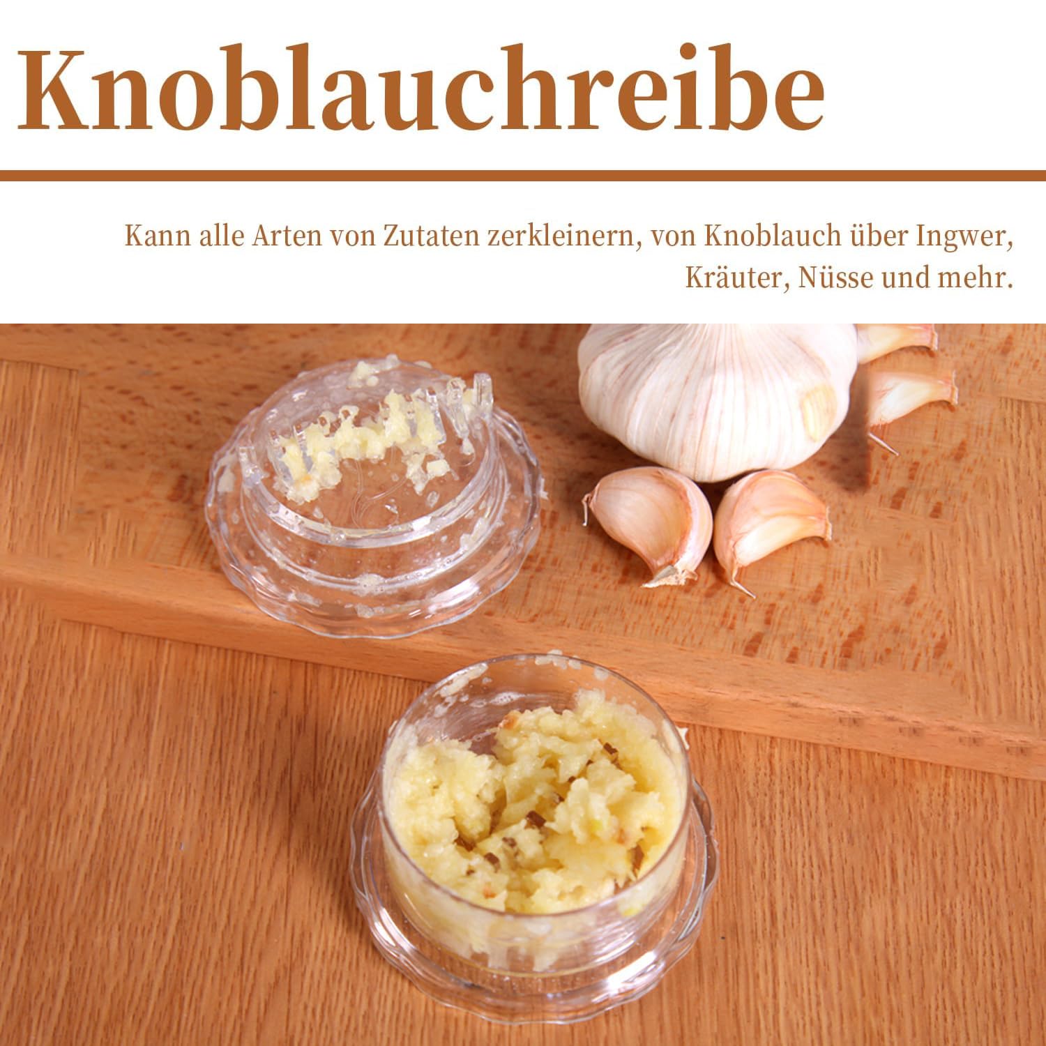 Ajo Grinder Roller Knoblauchschäler Garlic Twister Silikon Knoblauch Peeler Knoblauchpresse, Garlic Press für Eltern, Freunde, Männer und Frauen, Kochliebhaber