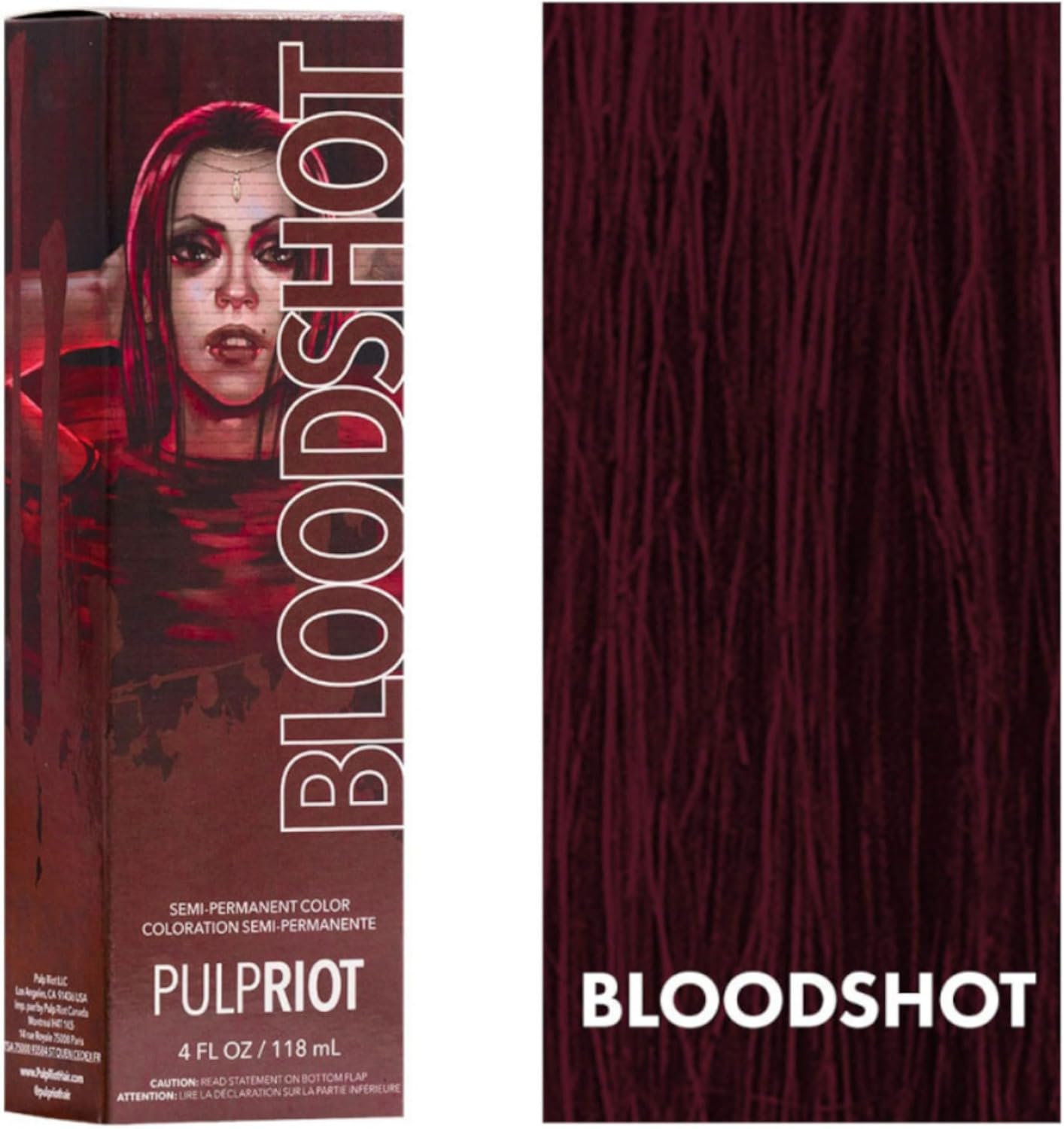 Pulp Riot Shadow Semi-Permanent Bloodshot 4oz : Amazon.ca: Beauty ...