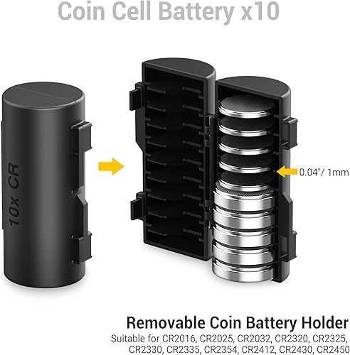 Vista 81 de KIWIFOTOS 14 Slots 18650 Battery Organizer Case Protective Hard Storage Case Shockproof 18650 18350 Battery Holder Box Batteries Container Caja