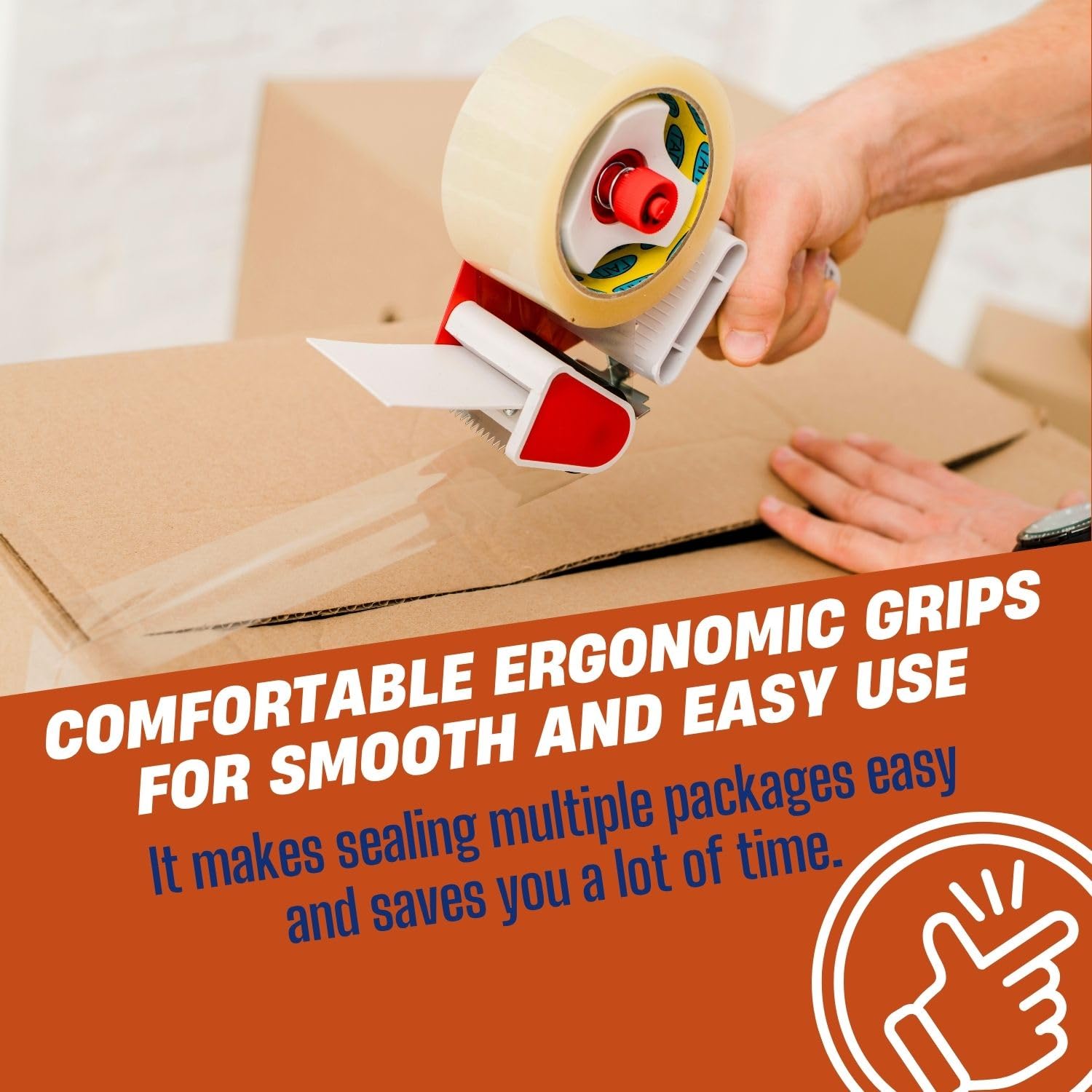 Packing Tape with Handheld Dispenser - Image 4
